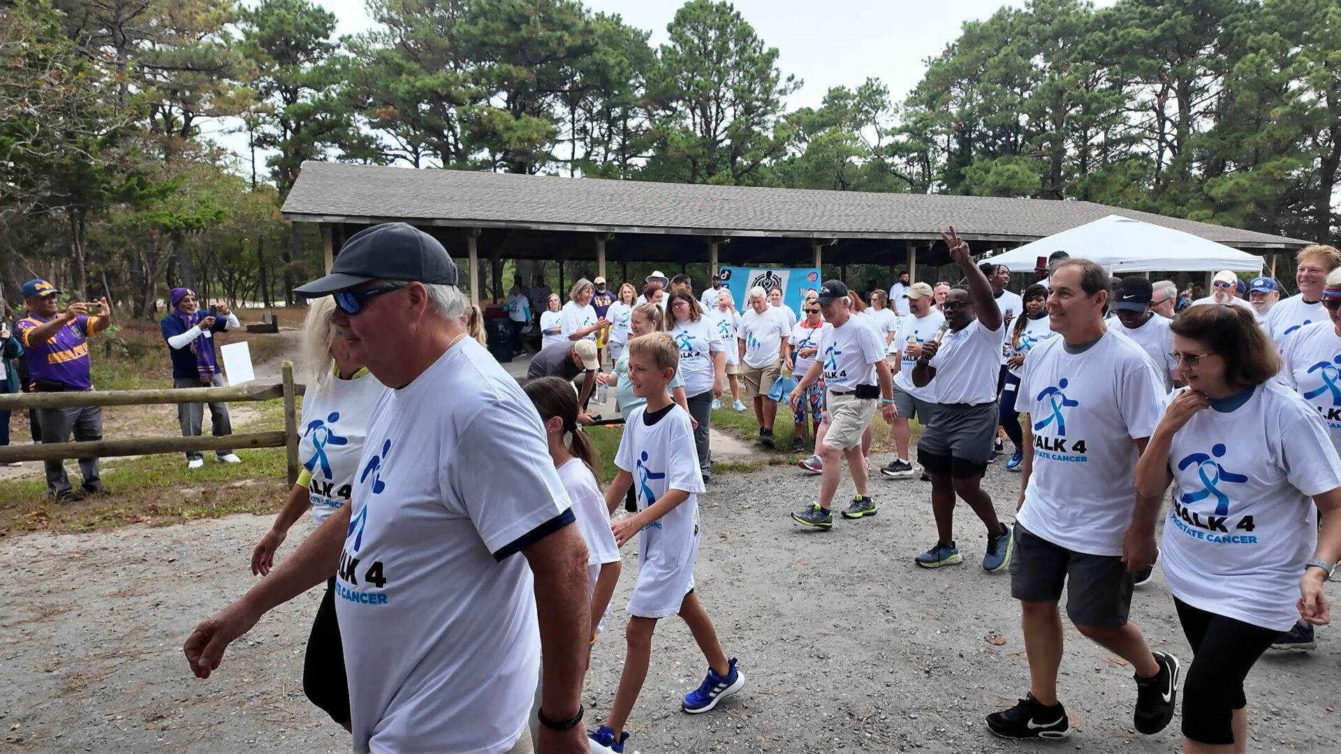 Prostate cancer awareness at Cape Henlopen State Park